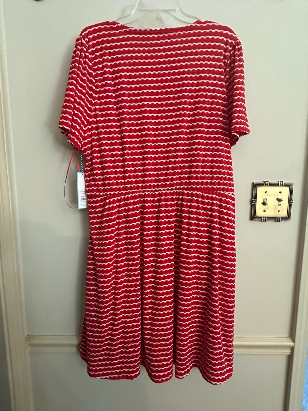XXL Draper James (Kohl’s) red dress with elastic waist and pockets